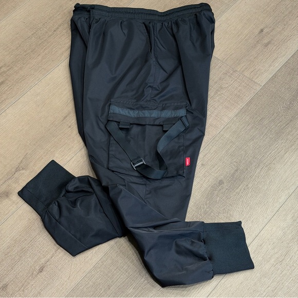 Niepce Unisex Techwear Matte Black Pants Streetwear Urban Casual Trouser Joggers - Picture 10 of 13